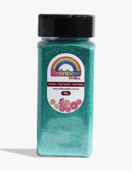 Aquamarine Fine Glitter – Coastal Blue-Green Shimmer
