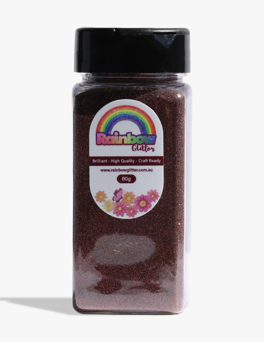 Brown Fine Glitter – Earthy Cocoa Sparkle for Rustic Crafts