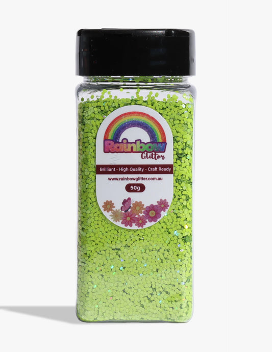 Emerald Green Holographic Glitter for Botanical Statement Crafts