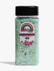 Secret Garden Mint Butterfly Chunky Glitter