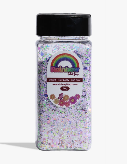 Lavender Aurora Mint Iridescent Glitter