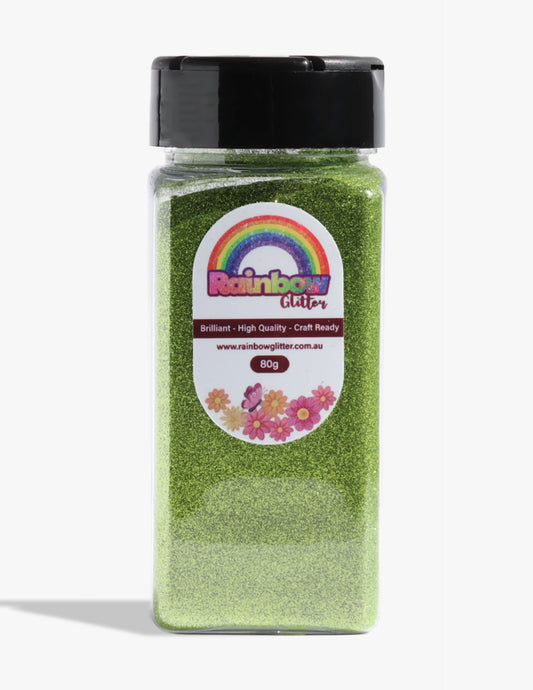 Jade Green Fine Glitter for Calm Botanical Resin Art