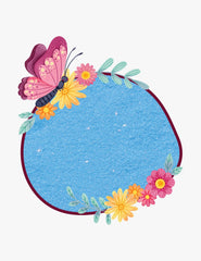 Angled product view of Blue Bullion Glitter 80g craft glitter jar