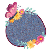 Elegant Blue Glitter