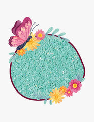 Blue Holographic Macaron Glitter – 50g Refill Bag