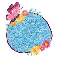 Holographic Macaron Series Light Blue