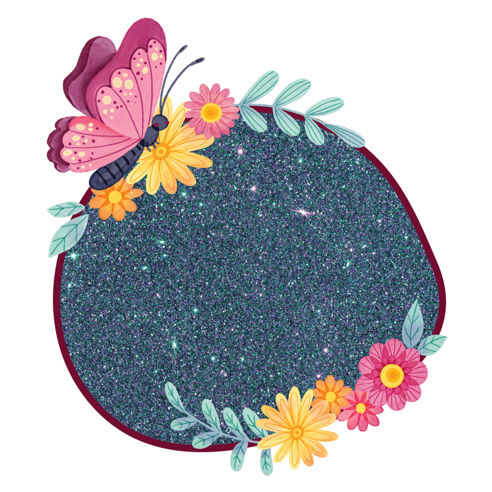 Purple Green Glitter