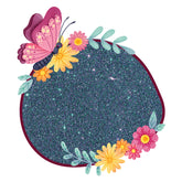 Purple Green Glitter