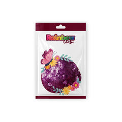 Weed Leaf pink gliter