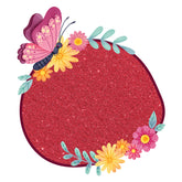 Wine Red Glitter