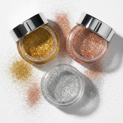 Metallic Essentials 5-Pack – Gold, Rose Gold & Silver Glitter, 250g