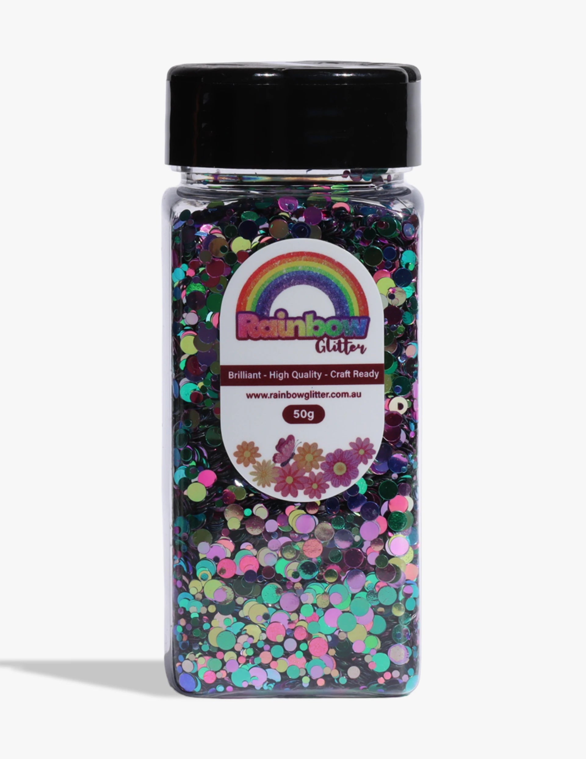 Kaleidoscope Pop Mixed Circle Chunky Glitter