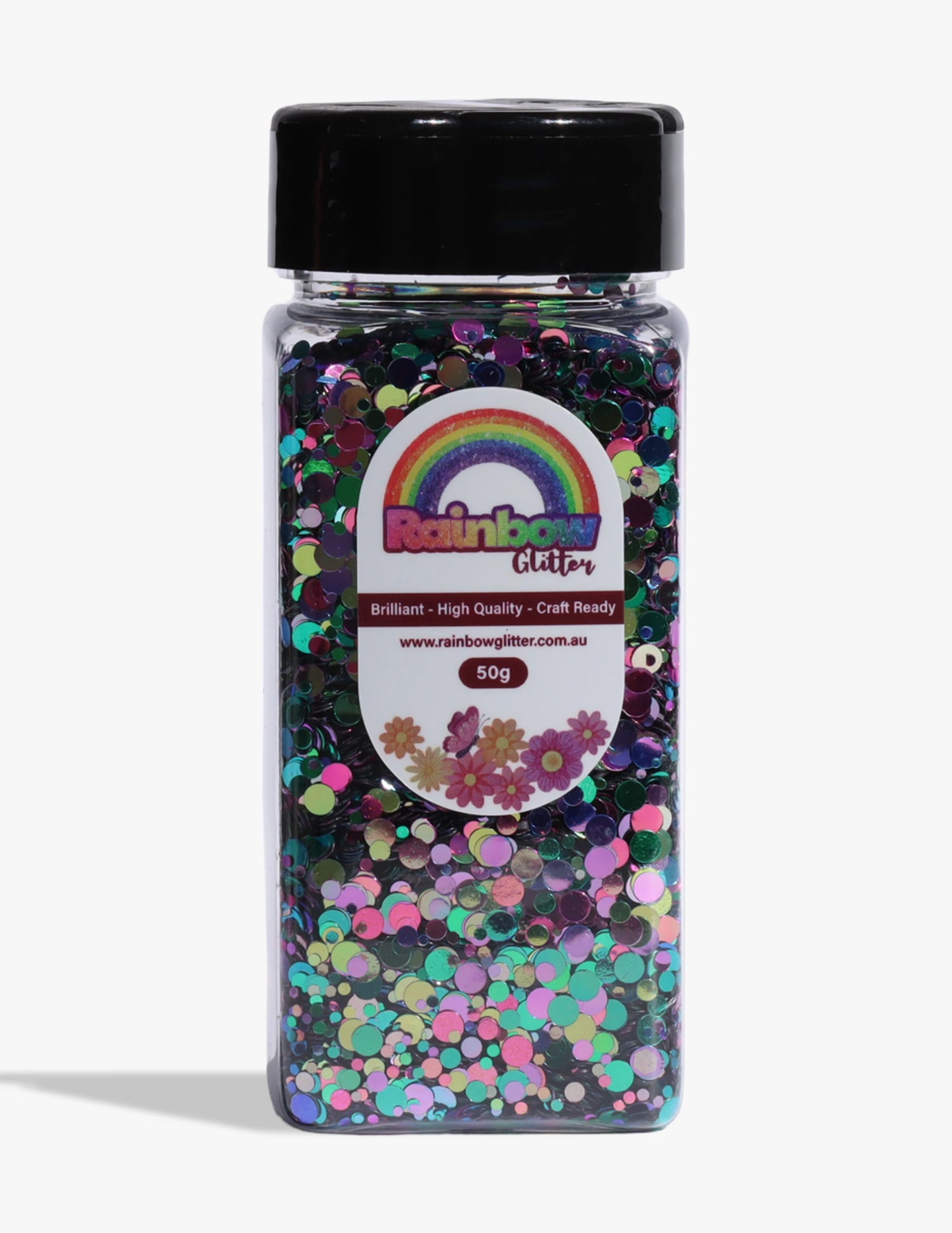 Kaleidoscope Pop Mixed Circle Chunky Glitter
