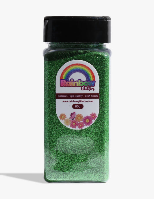 Apple Green Fine Glitter for Fresh Spring and Garden Crafts