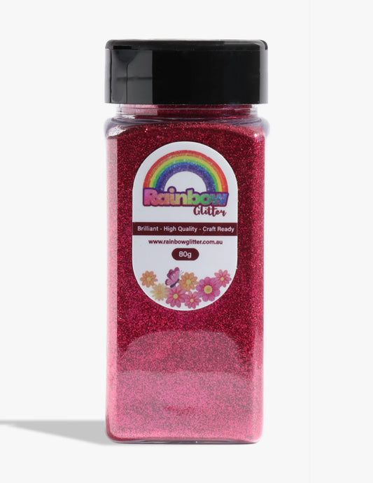 Cherry Red Fine Glitter for Berry-Bright Celebration Projects