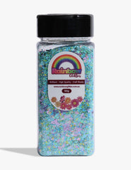 Lagoon Lights Aqua Lime Chunky Glitter Blend