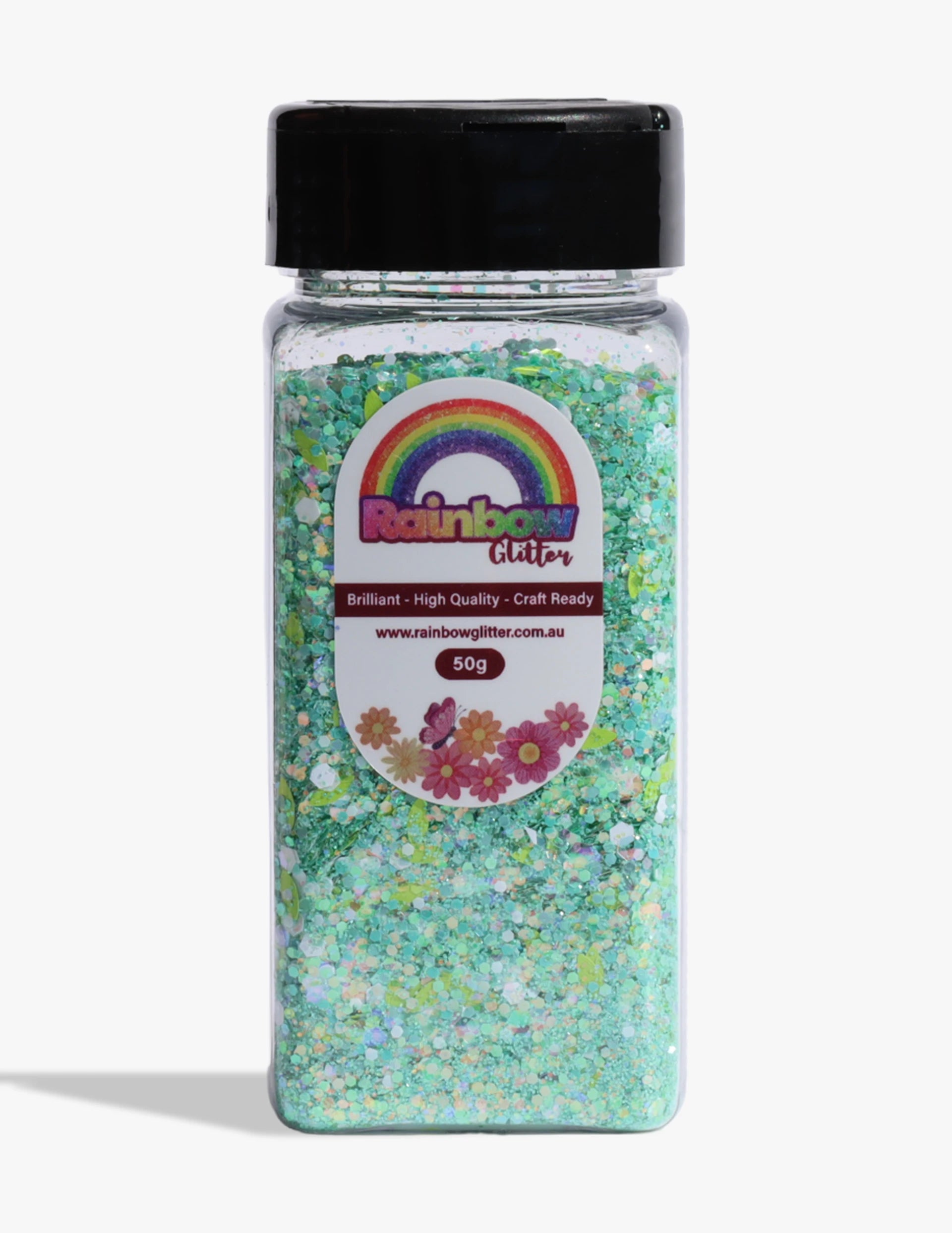 Mint Spritz Aqua Lime Chunky Glitter Blend