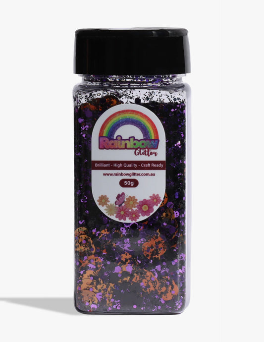 Moonlit Pumpkin Spell Halloween Chunky Glitter Mix