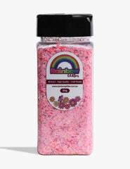 Blush Bloom Pink Lilac Flower Glitter