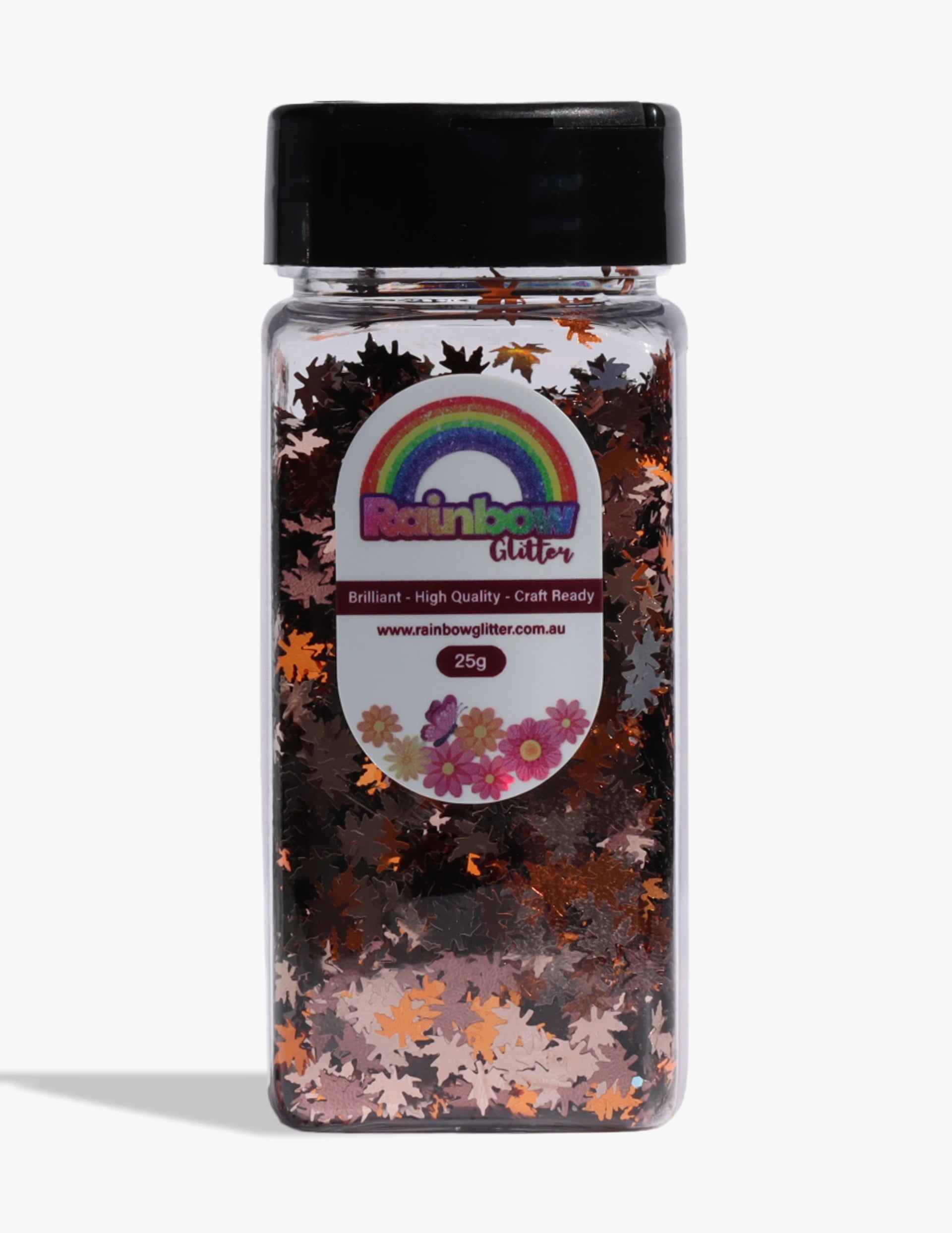 Maple Leaf Glitter Mixes for Woodland and Autumn Crafts
