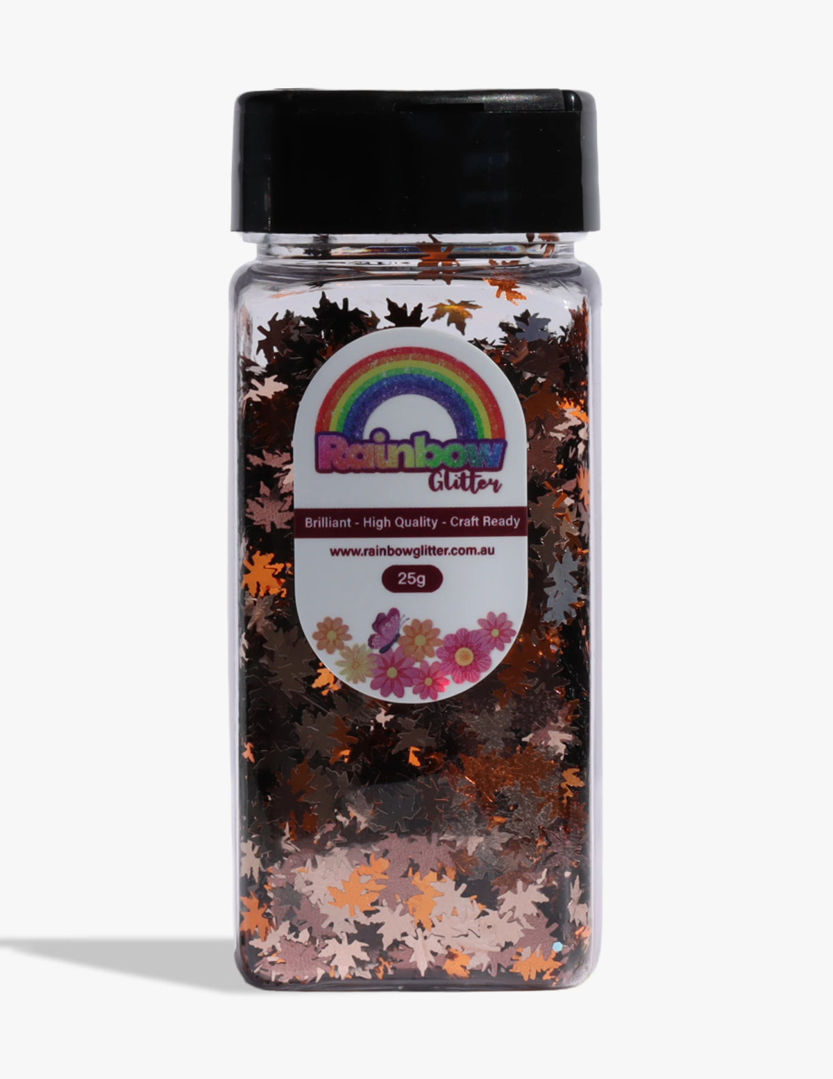Maple Leaf Glitter Mixes for Woodland and Autumn Crafts