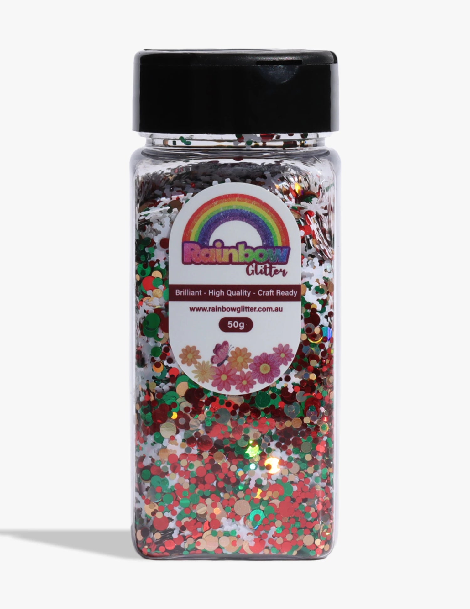 Snowy Celebration Christmas Confetti Chunky Glitter Mix