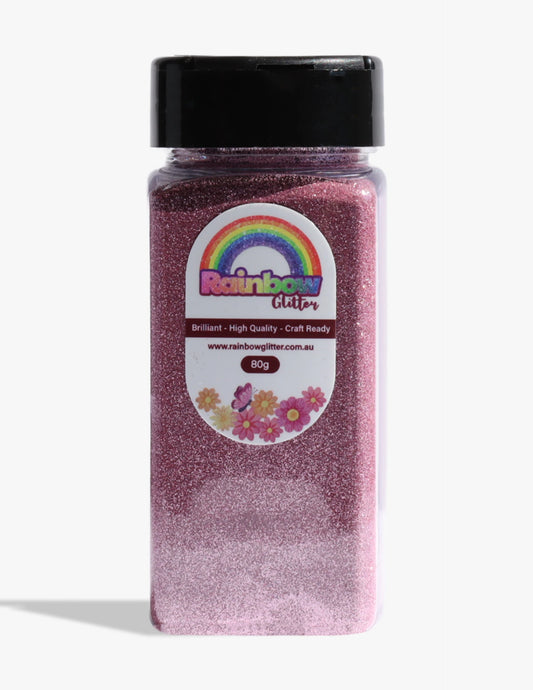 Light Pink Fine Glitter for Delicate Pastel Projects