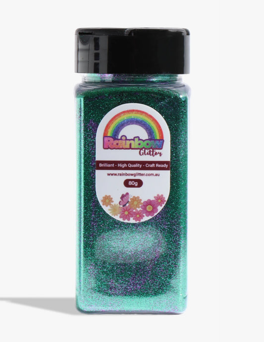 Purple Green Duo Sparkle Glitter – Dramatic Aurora Shimmer