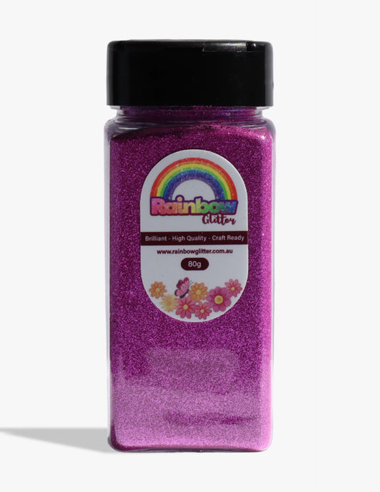 Purple Red Colour Glitter with Rich Berry-Magenta Sparkle