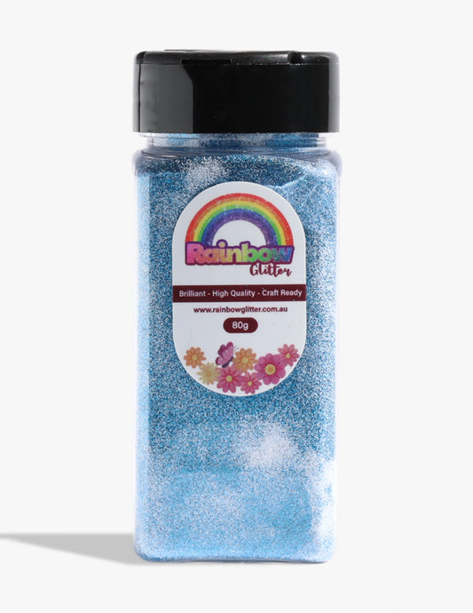 Snow Blue Duo Sparkle Glitter for Winter and Coastal Art