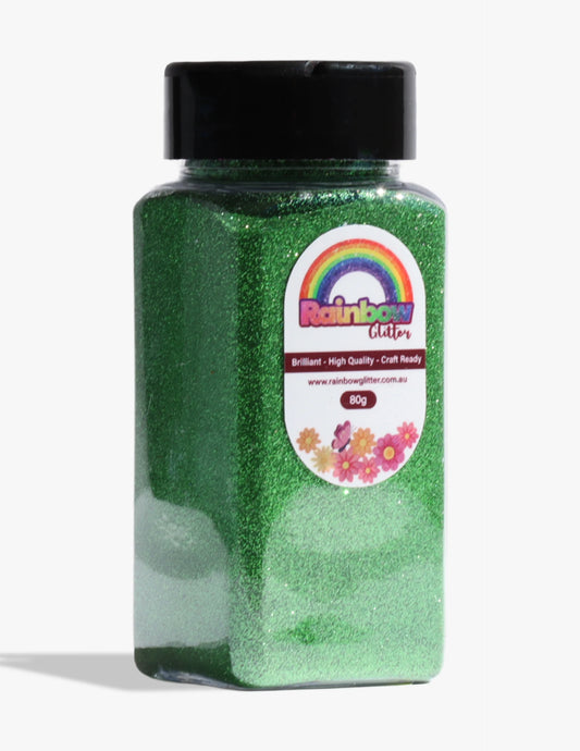 Apple Green Fine Glitter for Fresh Spring and Garden Crafts