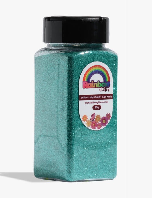Aquamarine Fine Glitter – Coastal Blue-Green Shimmer