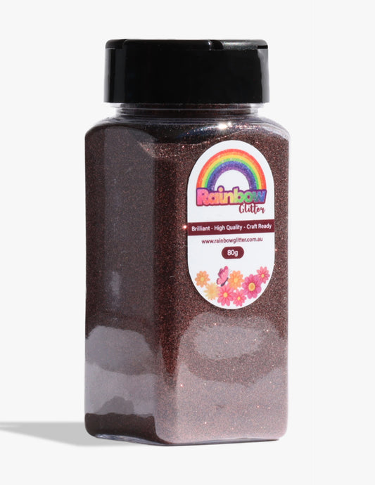 Brown Fine Glitter – Earthy Cocoa Sparkle for Rustic Crafts