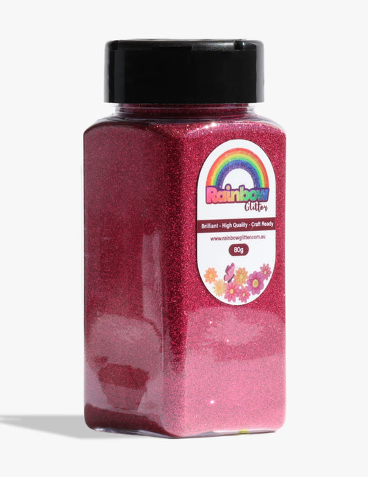 Cherry Red Fine Glitter for Berry-Bright Celebration Projects