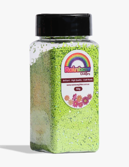 Emerald Green Holographic Glitter for Botanical Statement Crafts