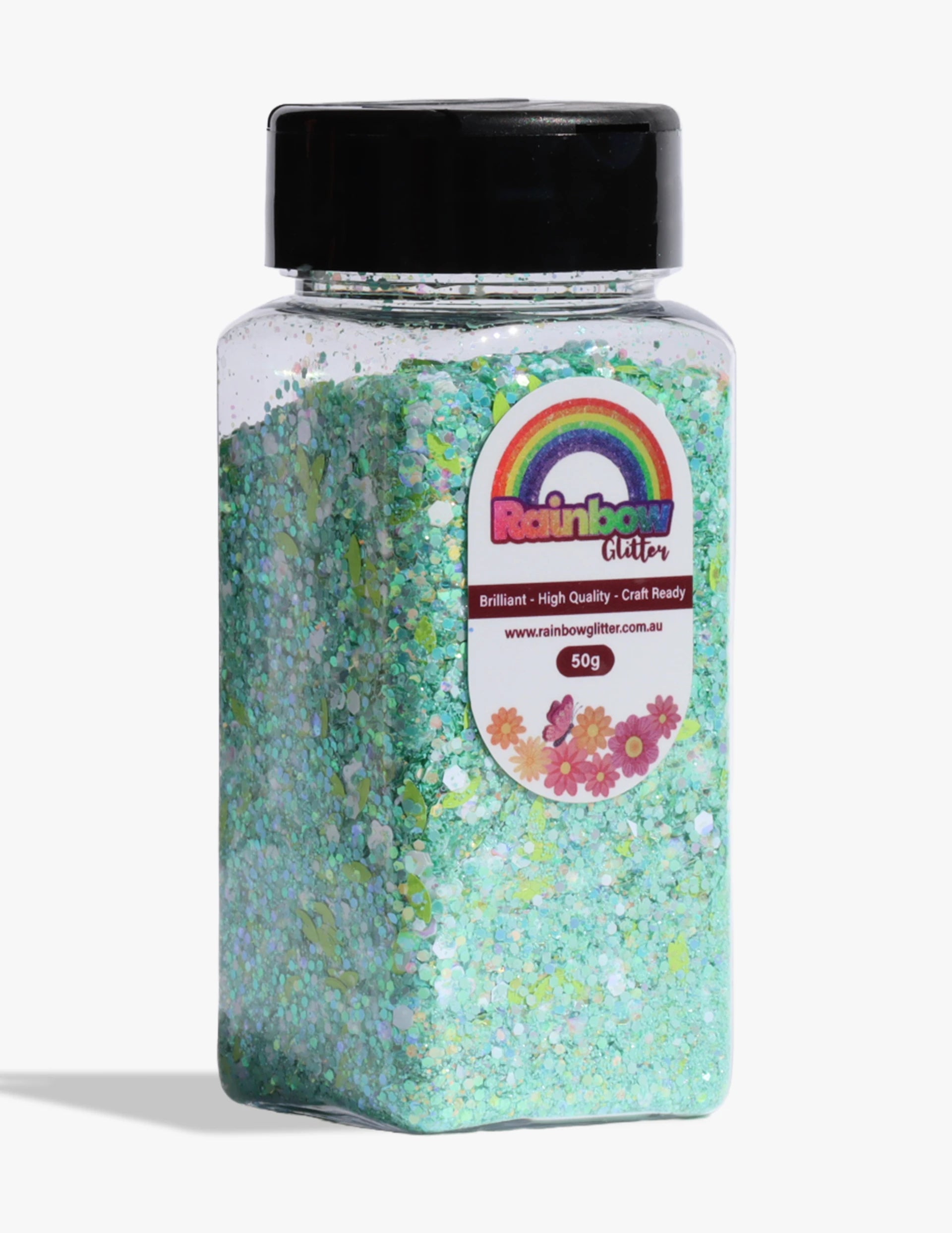 Mint Spritz Aqua Lime Chunky Glitter Blend