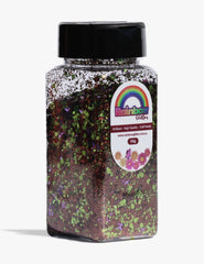 Moss & Mulberry Green Purple Confetti Glitter