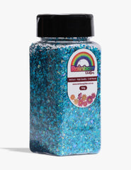 Blue Current Aqua Teal Iridescent Glitter