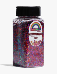 Crimson Voltage Red Magenta Glitter Mix