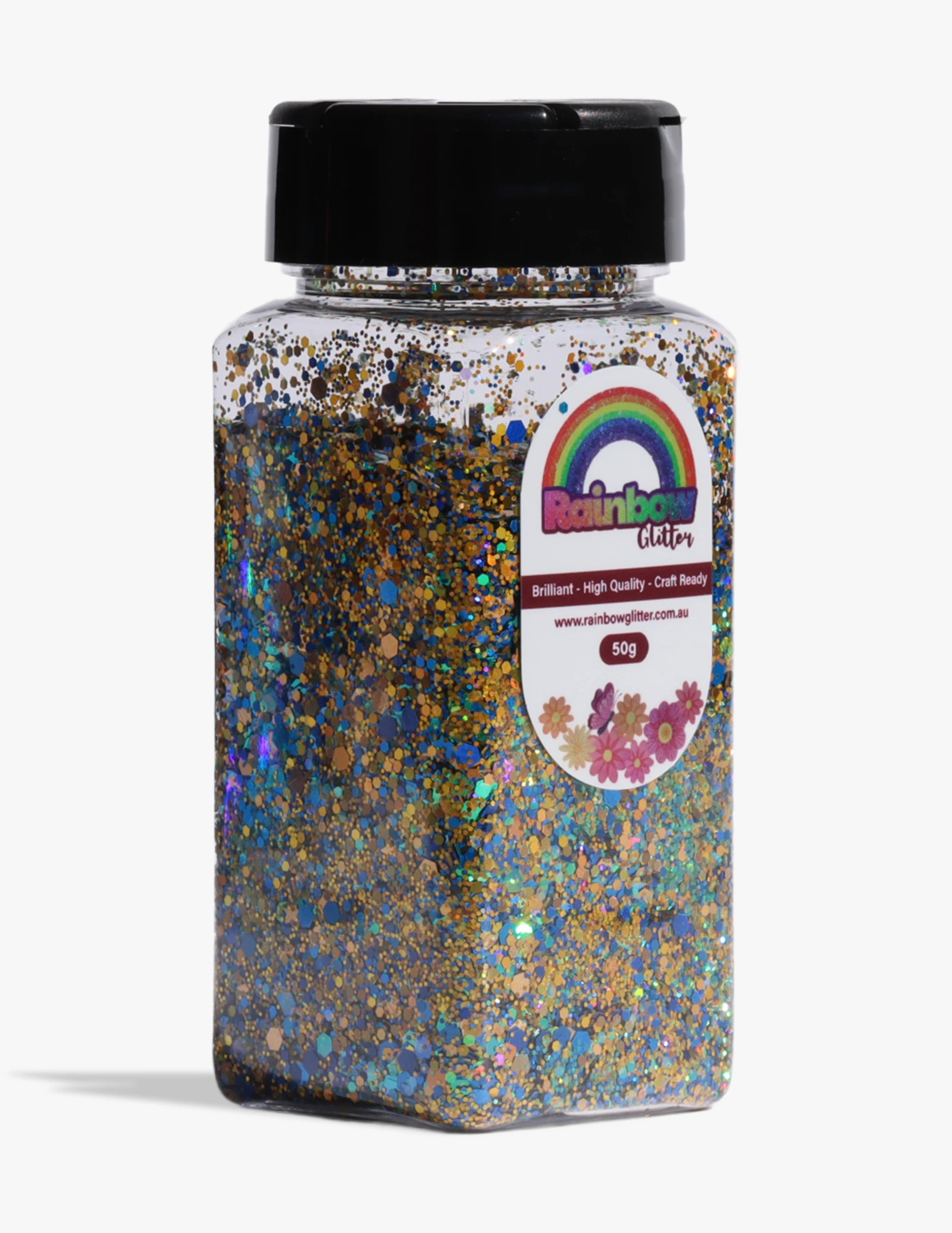 Gilded Reef Gold Blue Green Glitter Blend