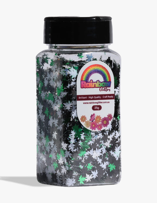 Maple Leaf Glitter Mixes for Woodland and Autumn Crafts