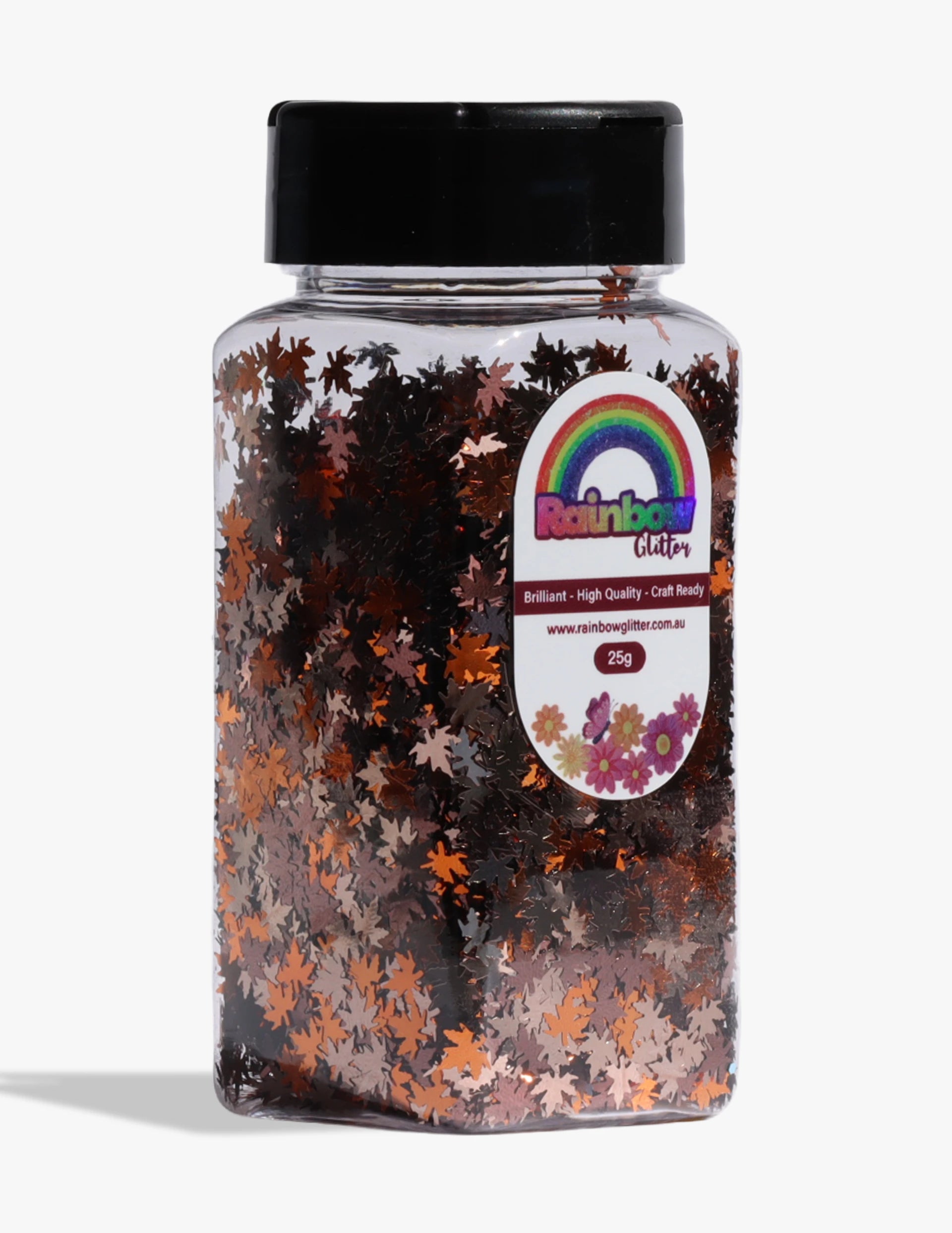 Maple Leaf Glitter Mixes for Woodland and Autumn Crafts