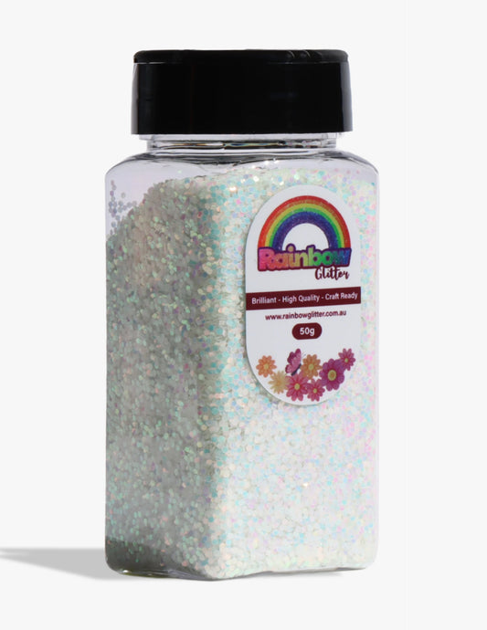 Golden Blue Light Glow in the Dark Glitter for Resin Art