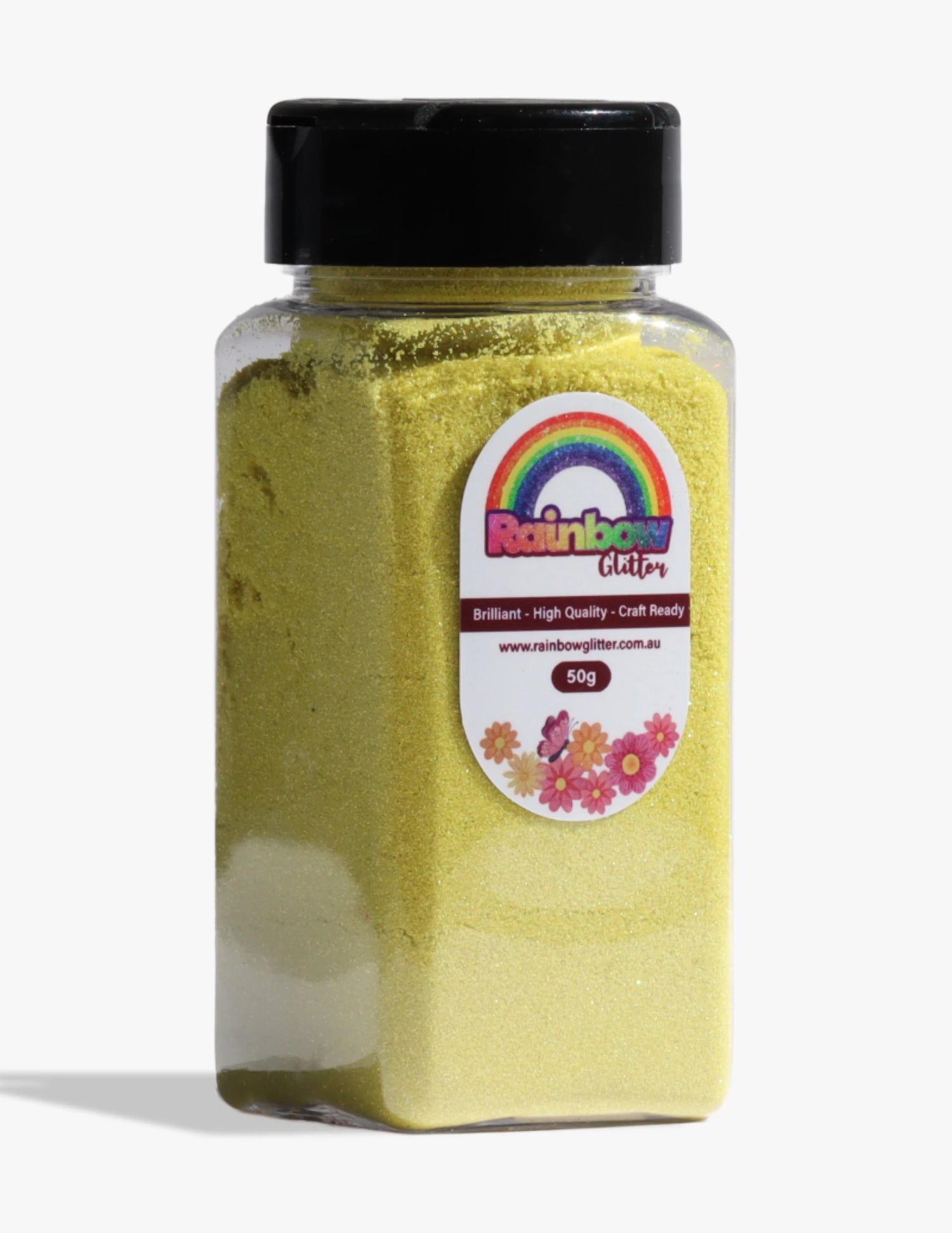 Lemon Iridescent Bullion Glitter – Sunlit Citrus Shimmer