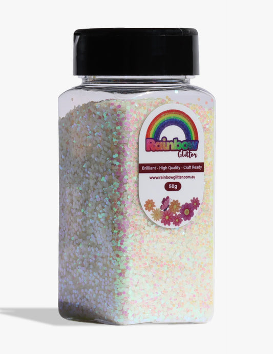 Red Blue Light Glow in the Dark Glitter for Tumblers
