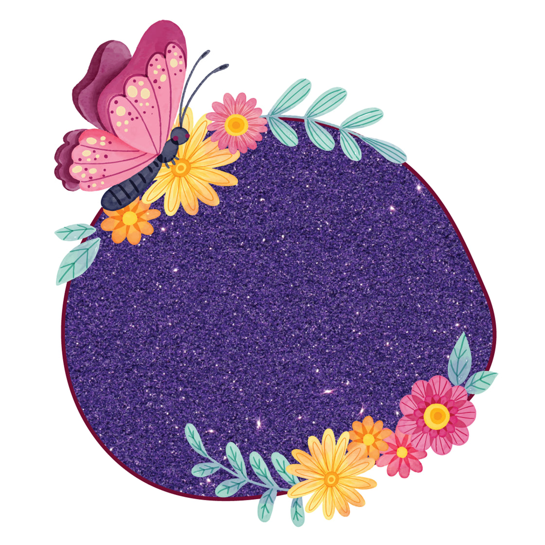 Amaranth Purple Glitter