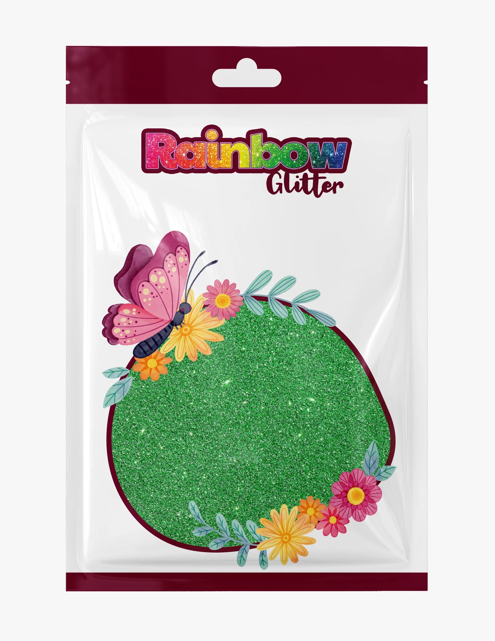 Pack of 7 Rainbow Colours Glitter