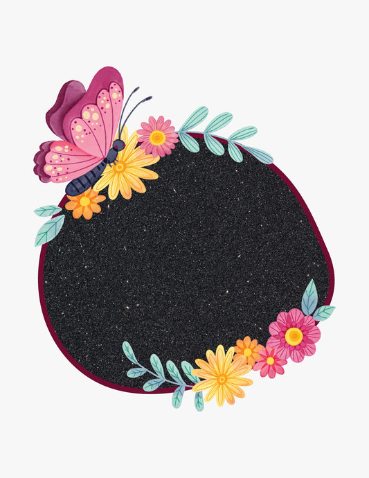 Black Fine Glitter – 50g Refill Bag