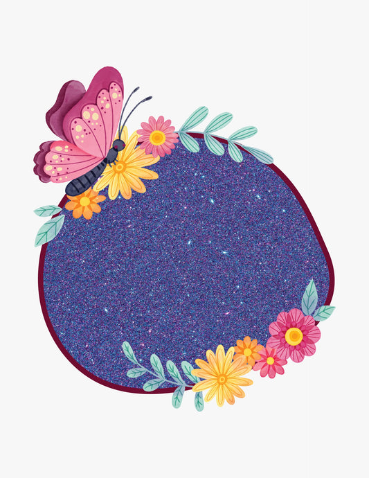 Close-up of blue-purple Blueberries glitter