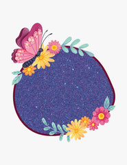 Close-up of blue-purple Blueberries glitter